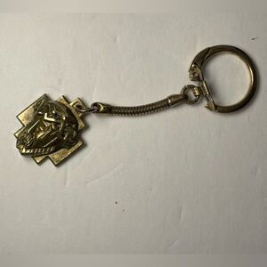Vintage Jesus on the Cross Keychain